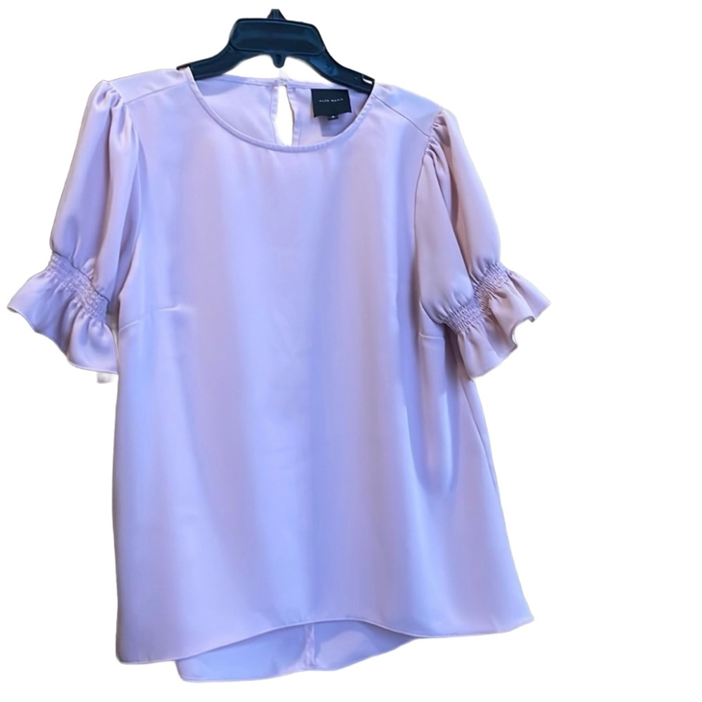 Alex Marie blush colored blouse size small